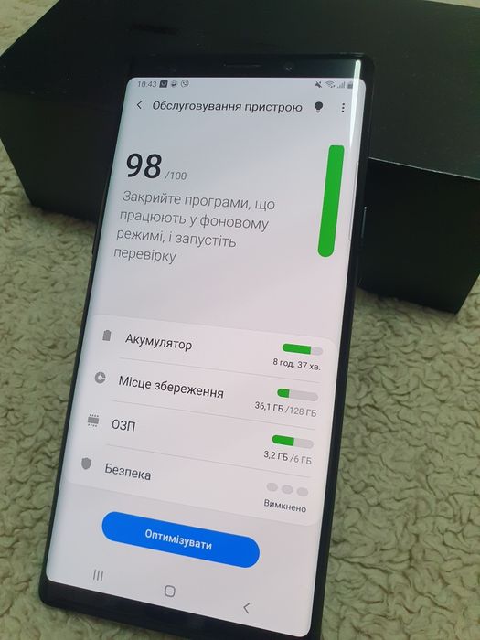 Смартфон Samsung note 9 6/128