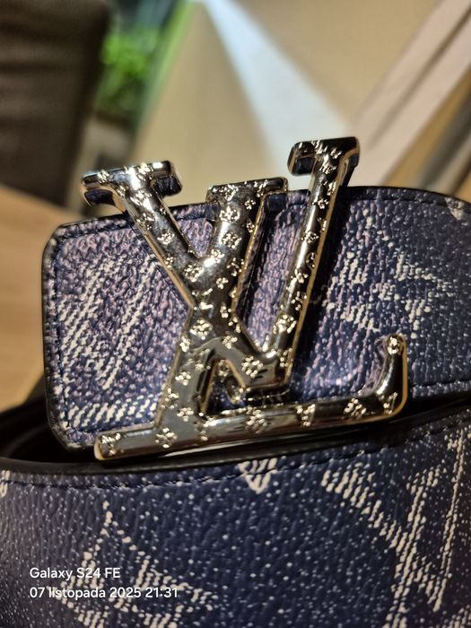 Pasek skórzany Louis Vuitton dł 120 cm