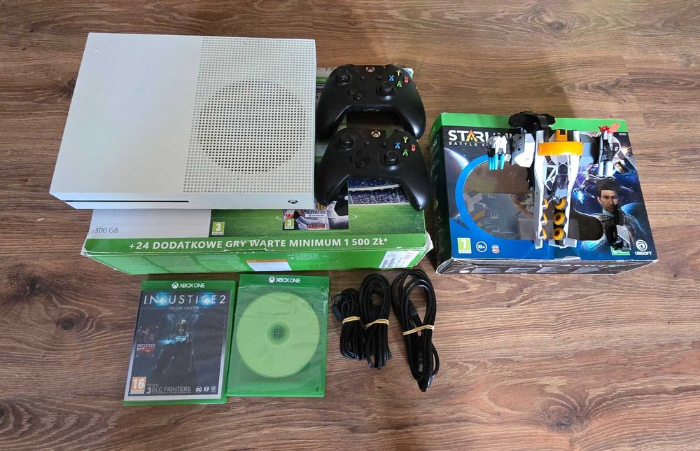 Xbox one 500 gb dwa pady