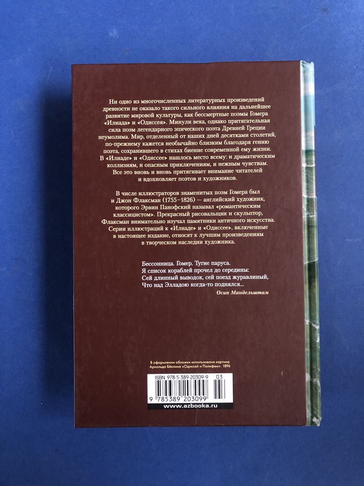 Гомер Илиада Одиссея большие книги