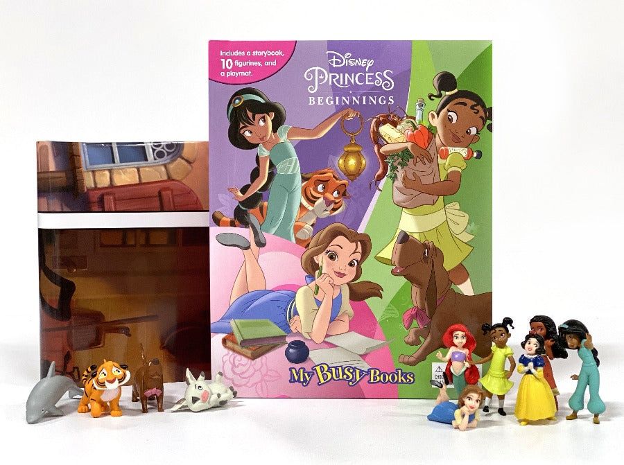 Disney Princess Beginnings My Busy Books książka z figurkami angielski