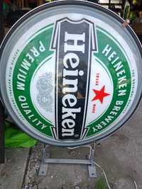 Heineken kaseton, reklama świetlna , plafon