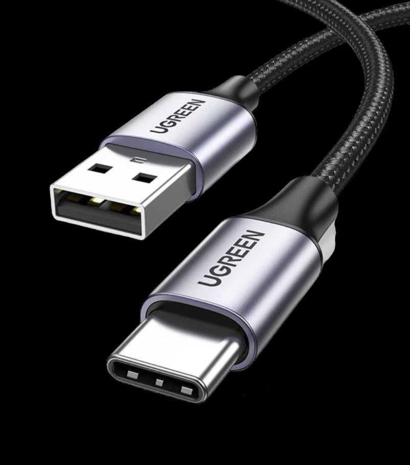 Кабель UGREEN 3A USB -Type C QC3.0 | Швидка зарядка (0,5/1/1,5/2м)