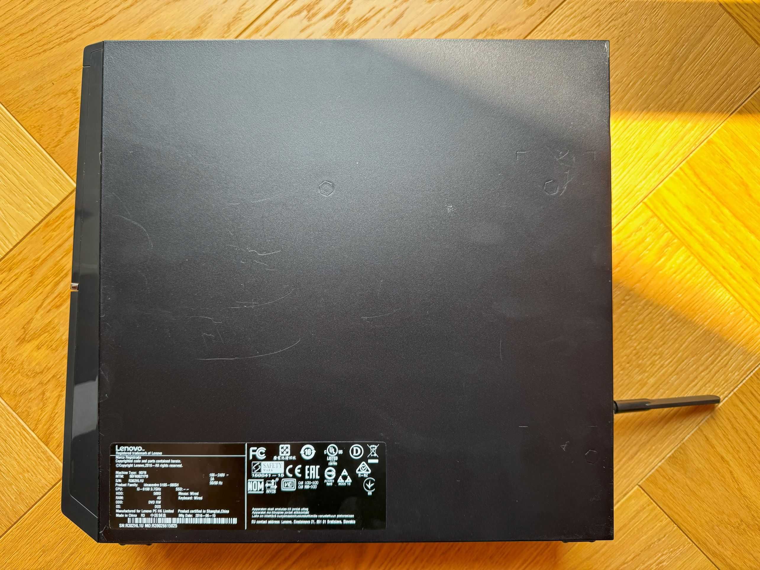 Lenovo Ideacentre 510S SFX, 16GB DDR4, GT1030, SSD, mały, cichy