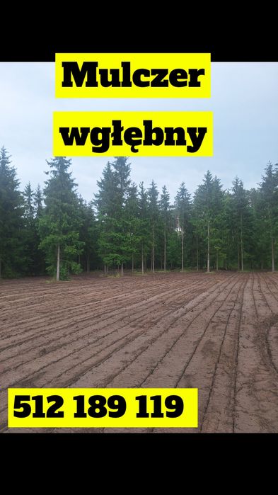 Czyszczenie działek mulczer leśny mulczer wgłębny mulczowanie