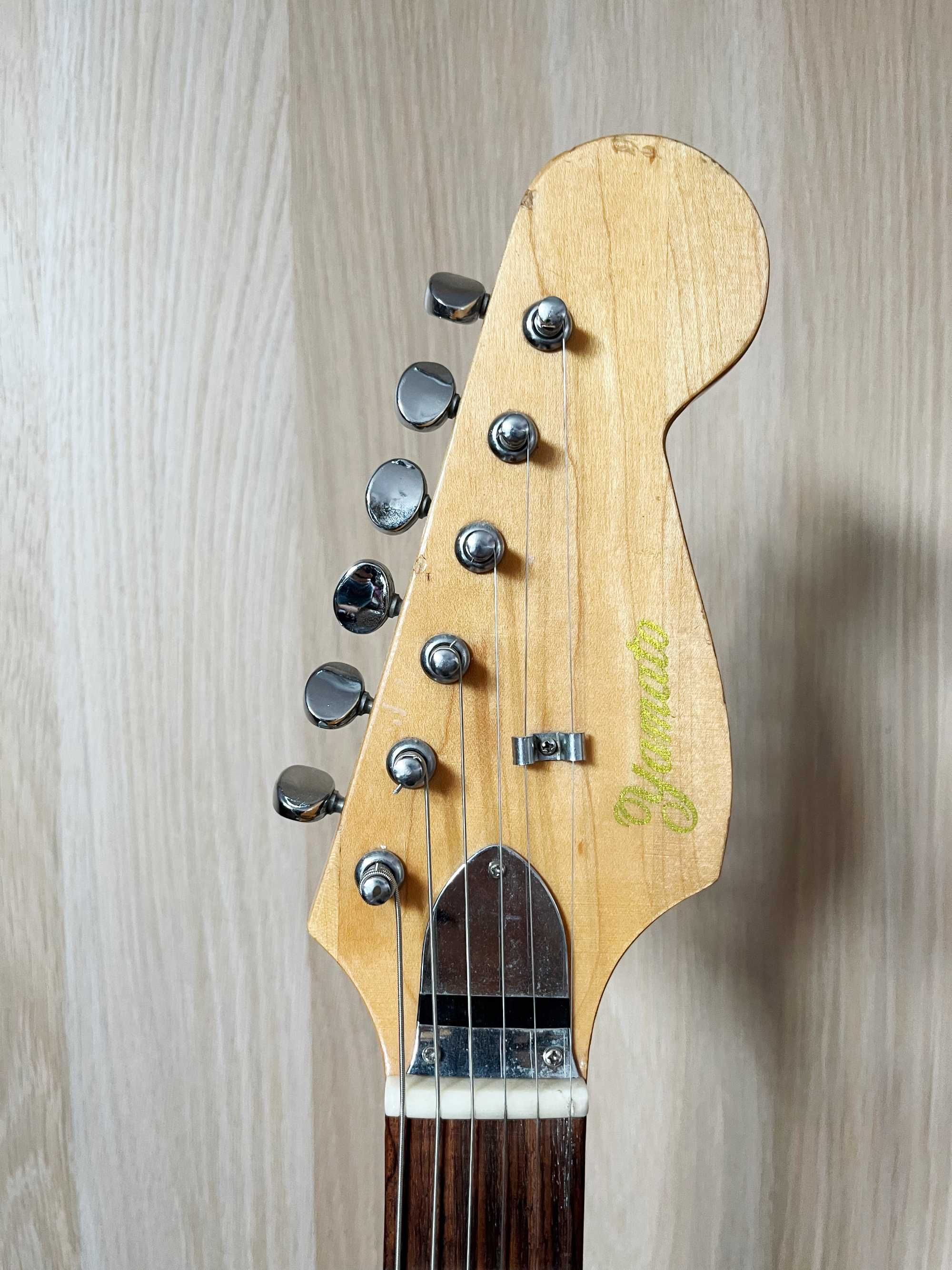 Gitara elektryczna Yamato Mustang, kopia Fender Mustang z lat 80