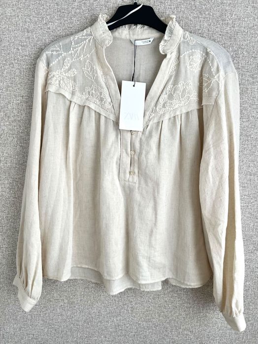 Блуза  в стилі бохо Zara ZW collection сорочка