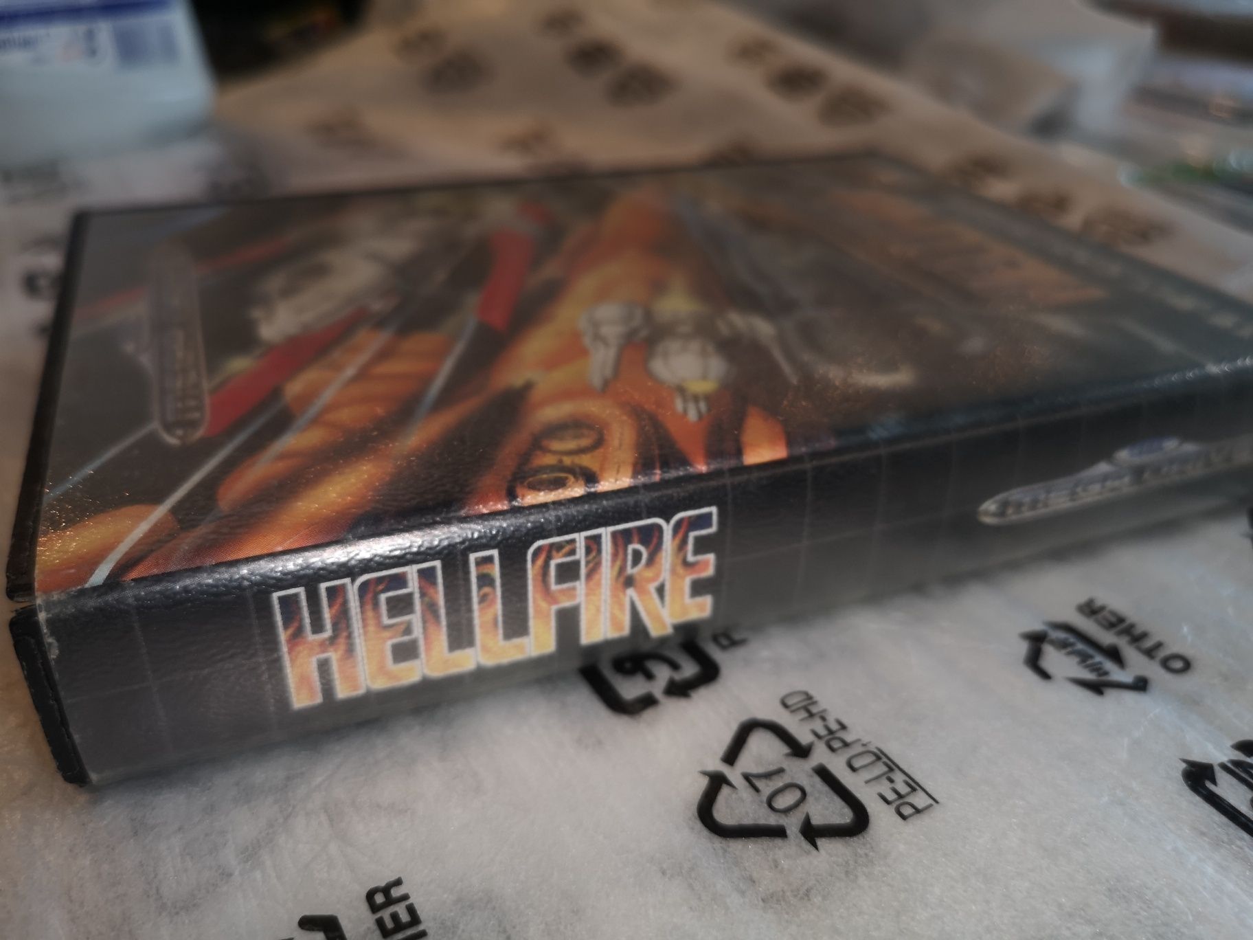 Hellfire SEGA MEGA DRIVE gra (oryginał testowany Box) kioskzgrami