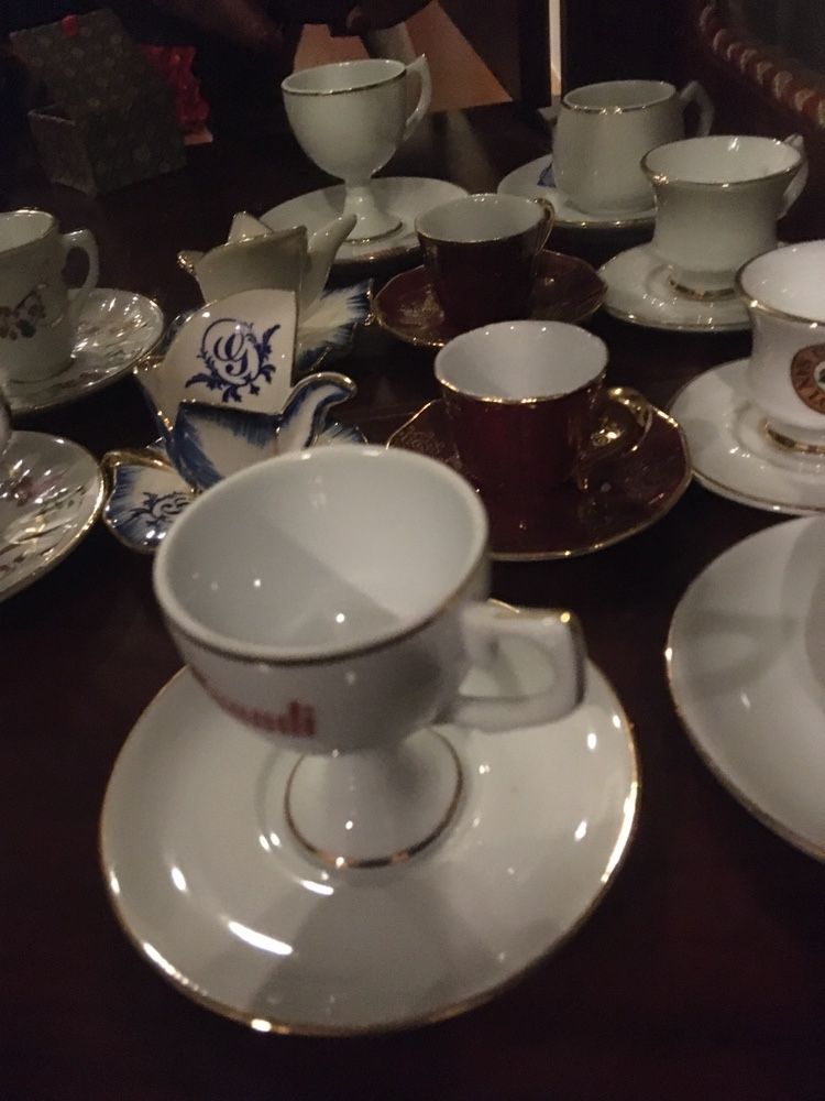Chávenas de colecção