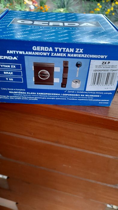 Zamek Gerda ZXP-brąz i grafit z