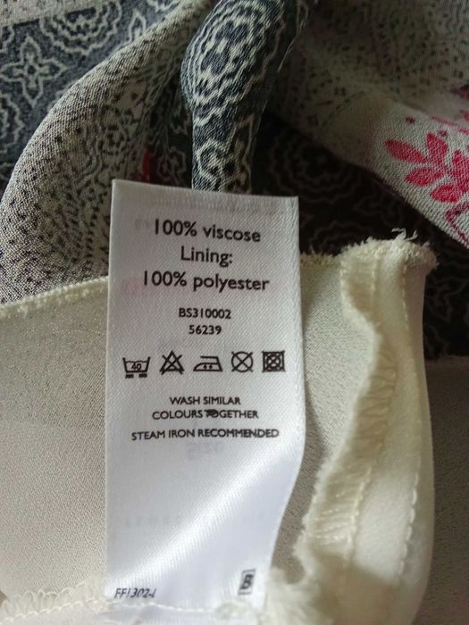 Asymetryczna spódnica z falbanami, boho hippie etno retro, M / L/ XL