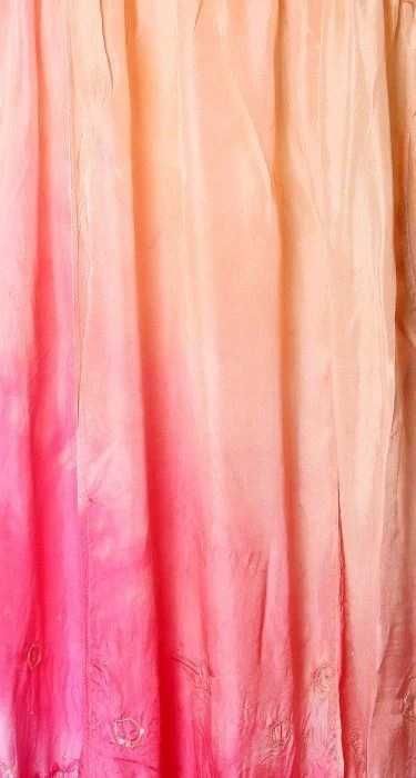 All Saints jedwabna Maxi sukienka ombre boho gypsy