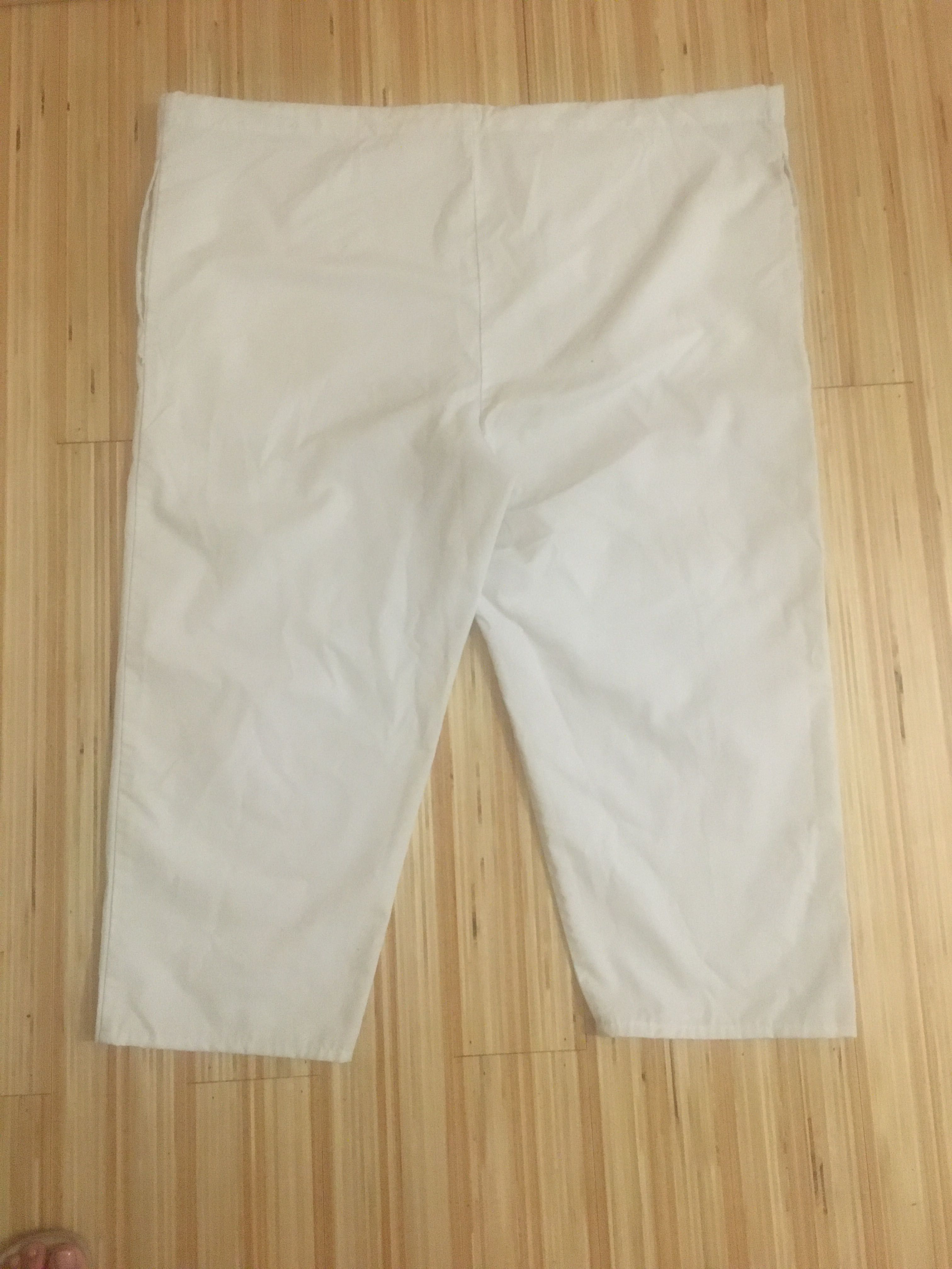 Білі штани медичні для повара робочий одяг Holland Original, розмір L