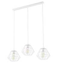 Lampa wisząca Loft Diamond biała