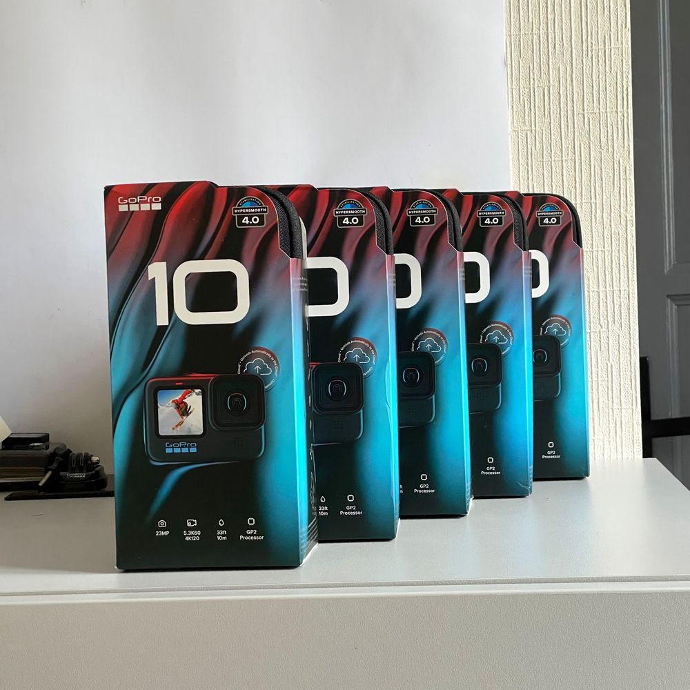 ‼️GoPro 10 Black - НОВА‼️ з можливістю доукомплектувати