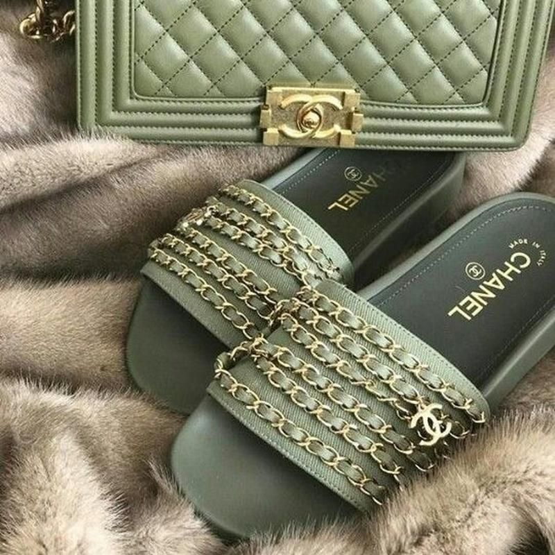 Шлепки оригинал Chanel