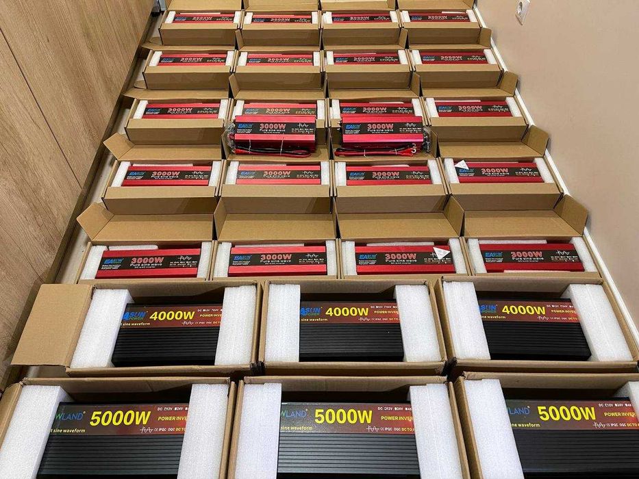Перетворювач Easun Powland 12V 220V 5000W Чиста Синусоїда Інвертор