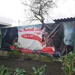 Cartaz Tela Lona Poster Batman v Super Homem 6,36m por 2,15m
