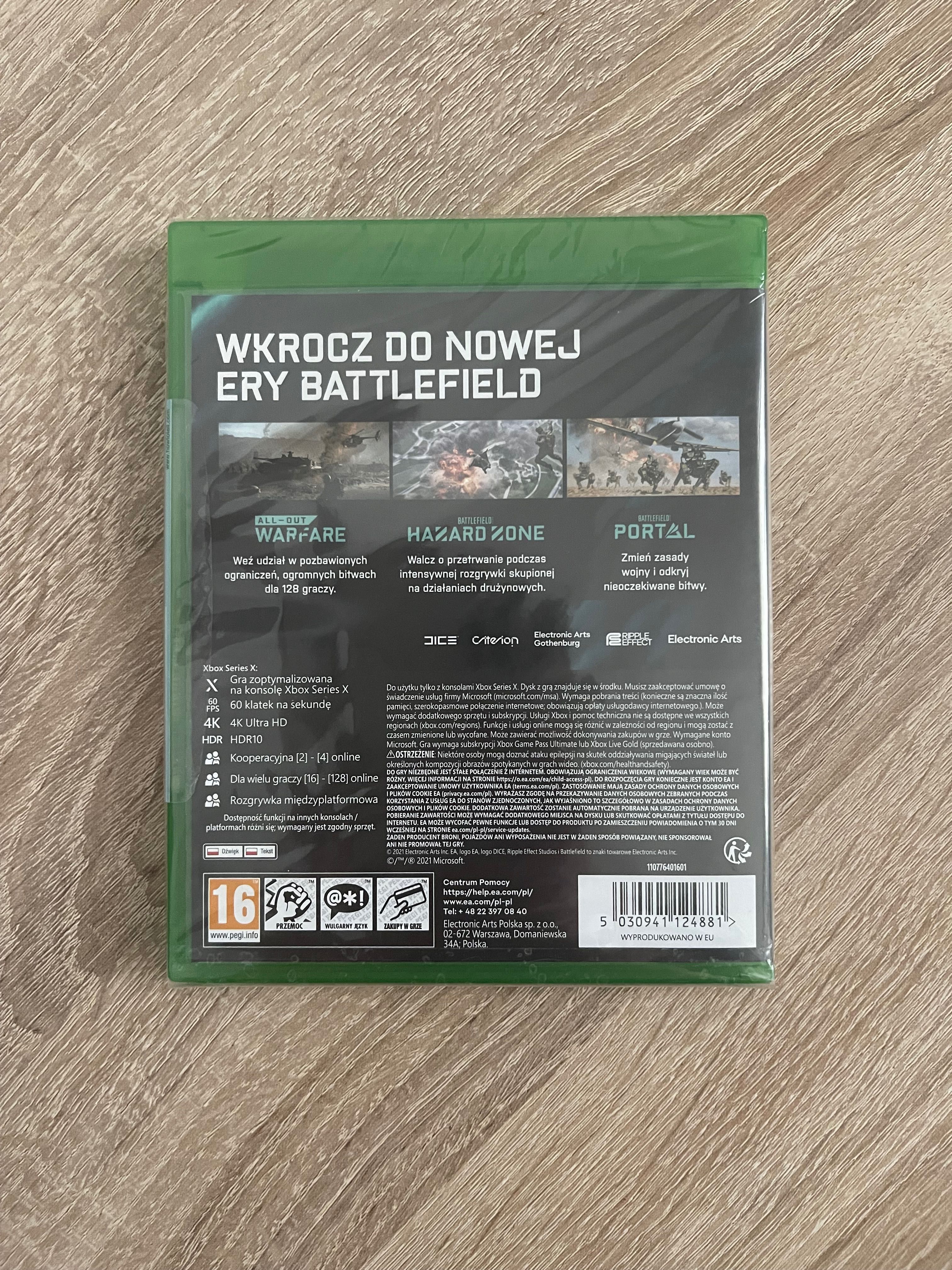 Battlefield 2042 Xbox Series X nowa w folii PL dubbing