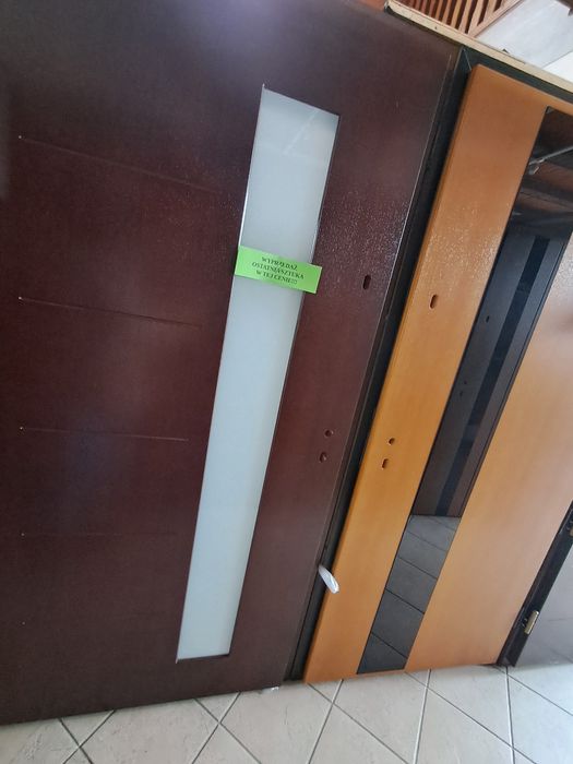 Drzwi drewniane lewe 100x209