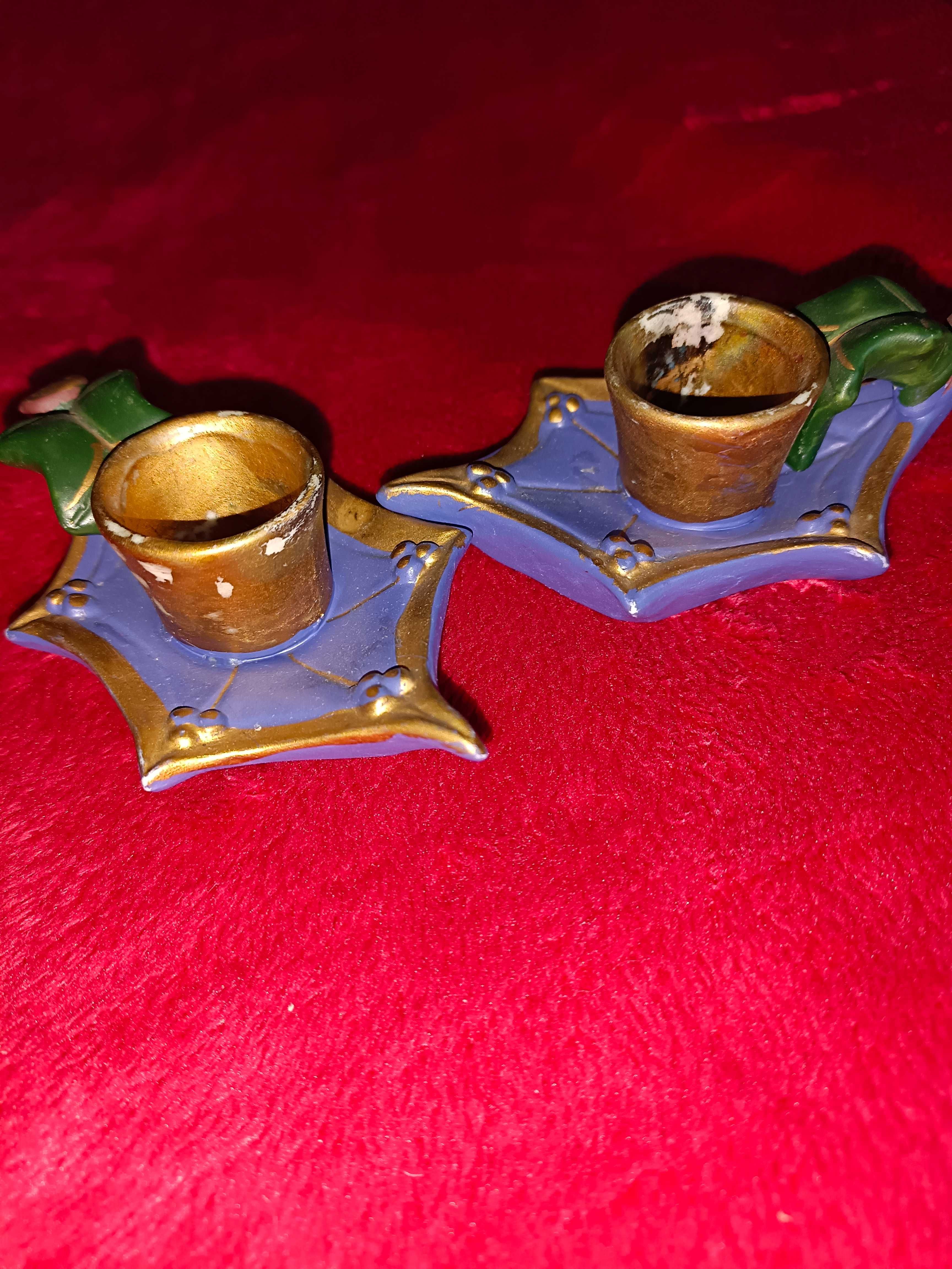 Ceramiczne kaganki na świece