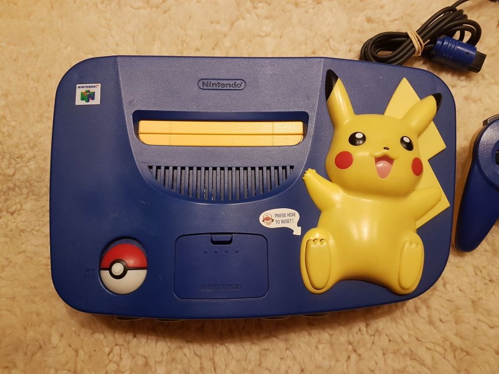 Konsola Nintendo 64 Pikachu