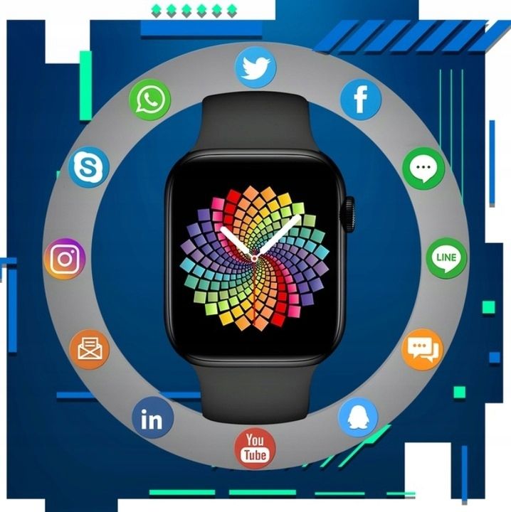 Smartwatch Zegarek Smartband Pulsometr Ciśnienie Tętno