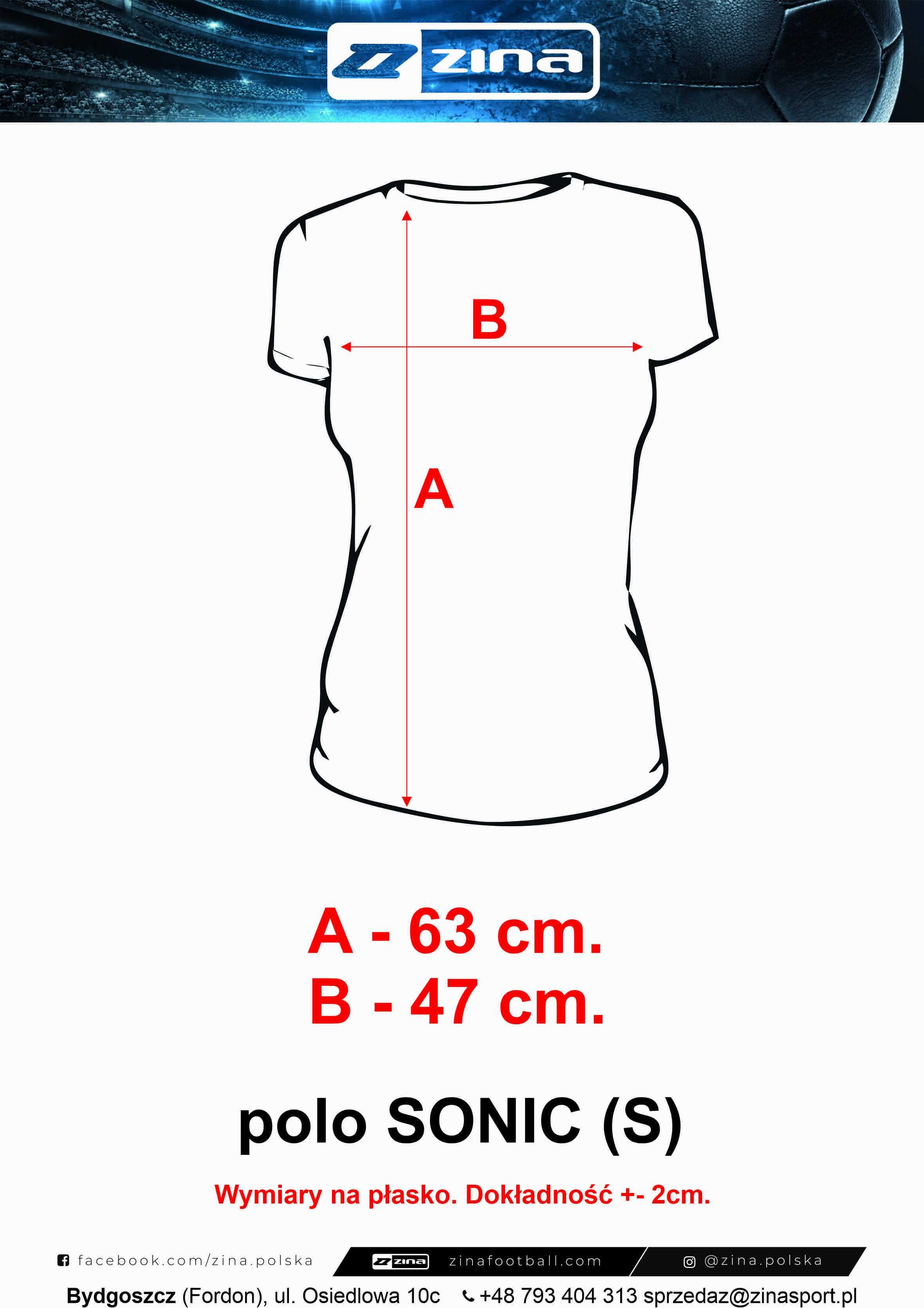 (S) Koszulka polo ZINA SONIC biała sport