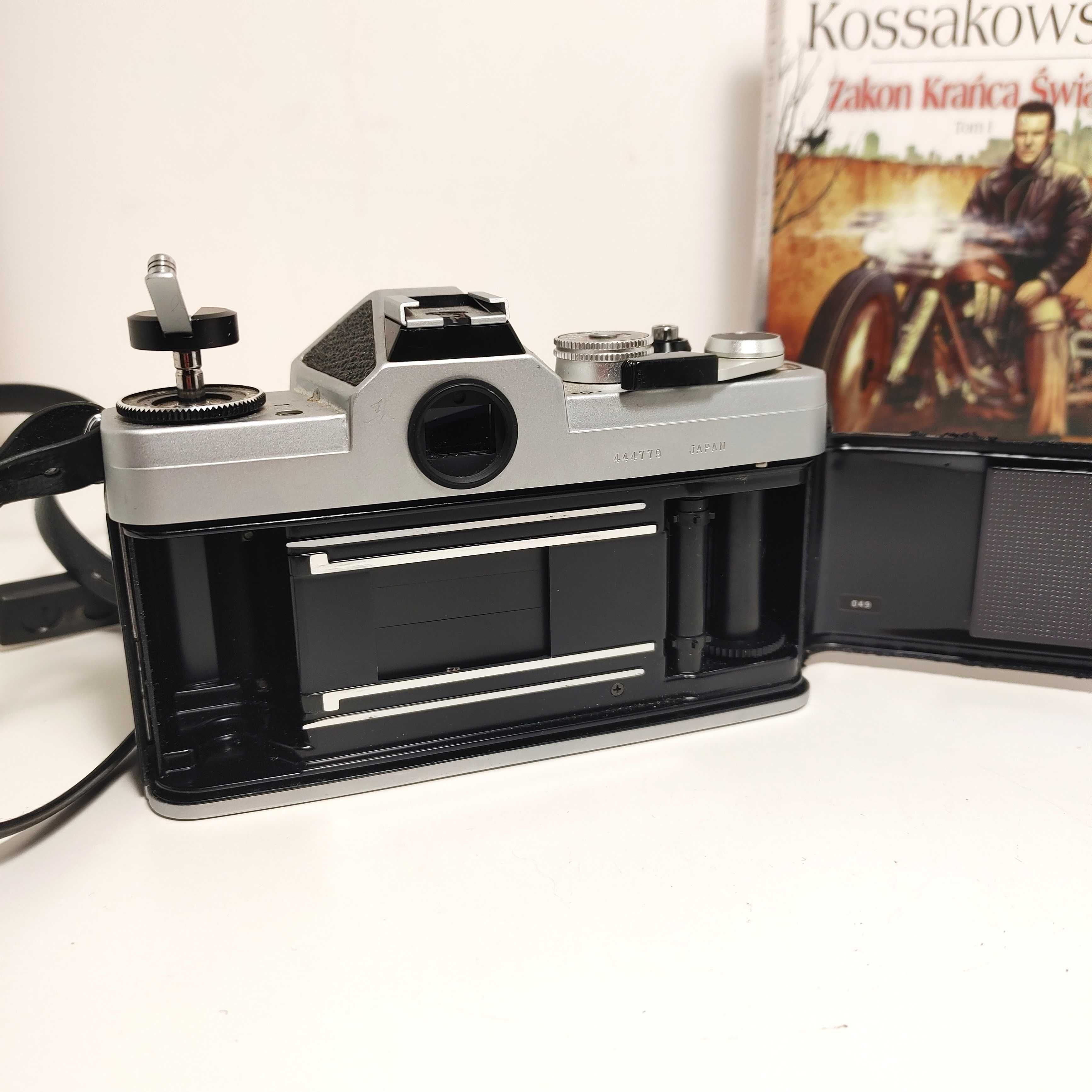 Piękna lustrzanka analogowa MIRAGEFLEX CS - Chinon CS z  1:2,8 28 mm