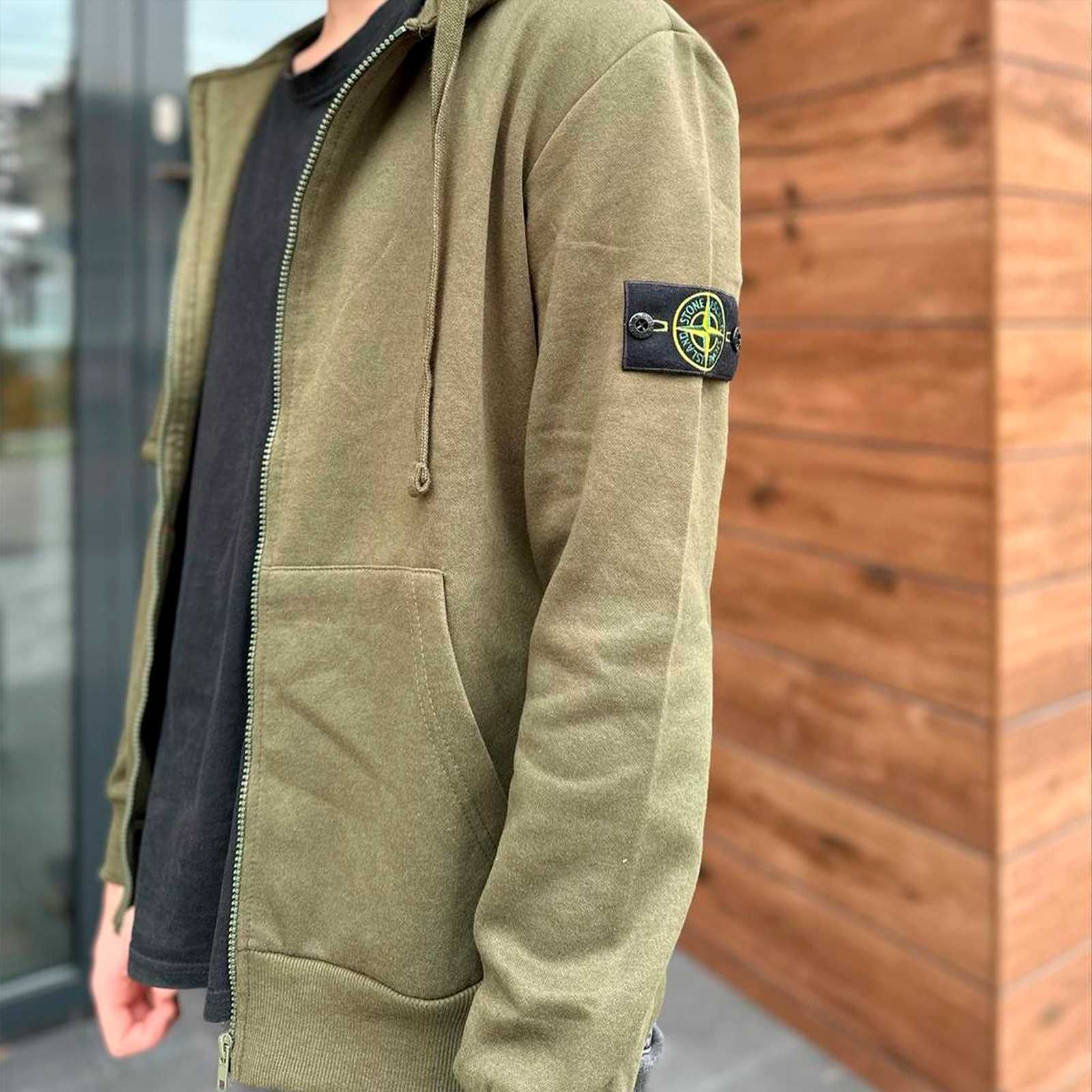 Зип Худи Stone Island - Світшот Junior - Кофта Стоне Исланд