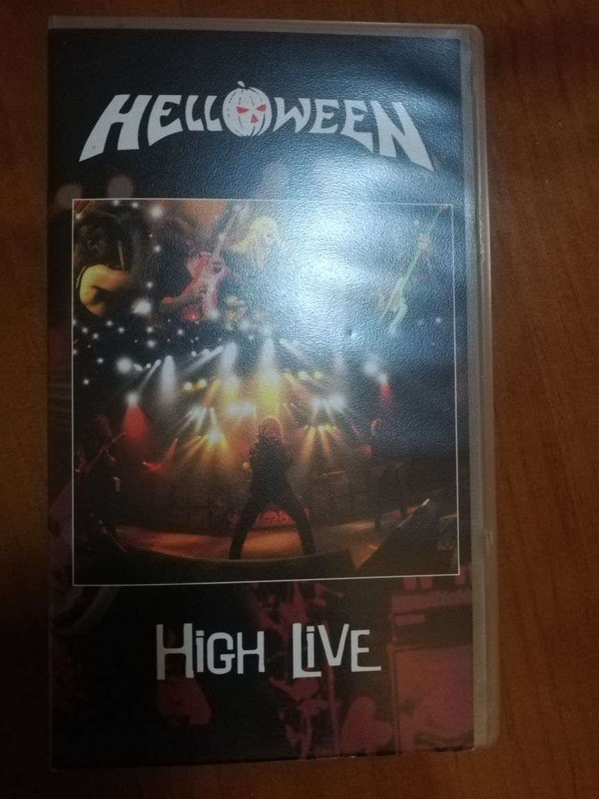 Helloween  High Live VHS como novo