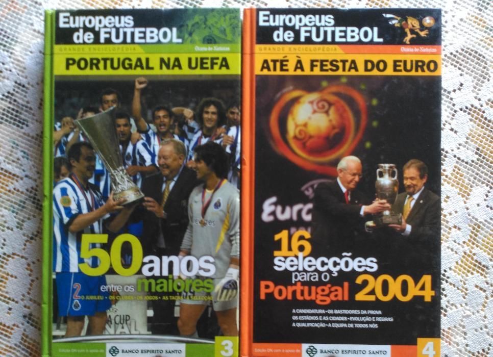 Vendo 2 Colecções Completas "Europeus De Futebol" - 9 volumes