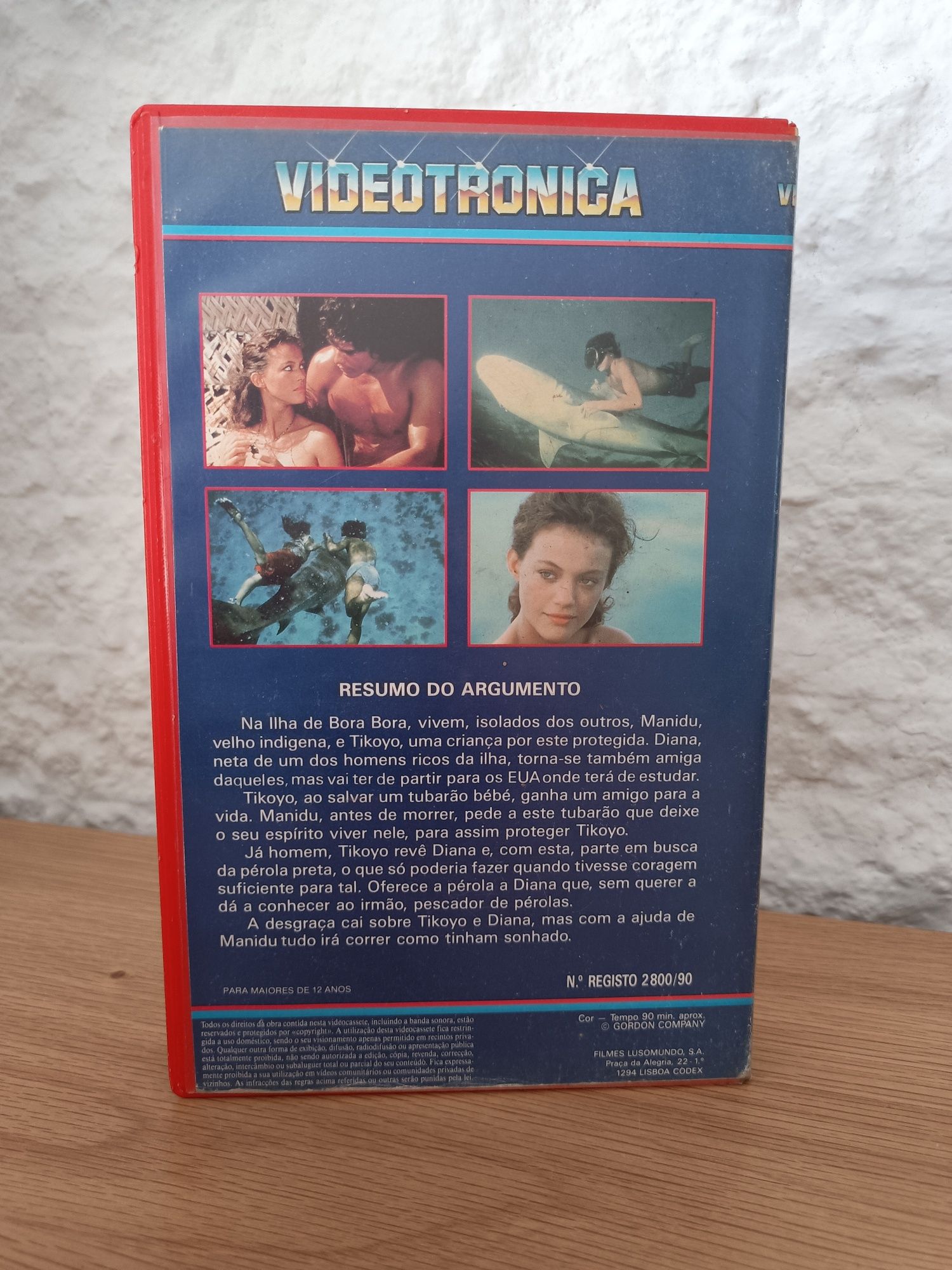 Filme VHS Sangue no Pacifico (Beyond the Reef)