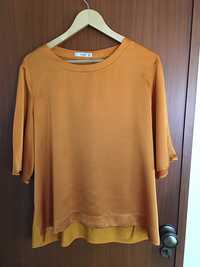 MANGO Blusa Laranja