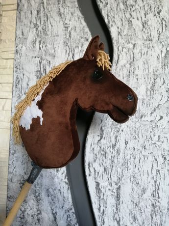 Hobby horse, koń na patyku handmade