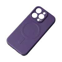 Etui MagSafe do iPhone 15 Pro Silicone Case - fioletowe
