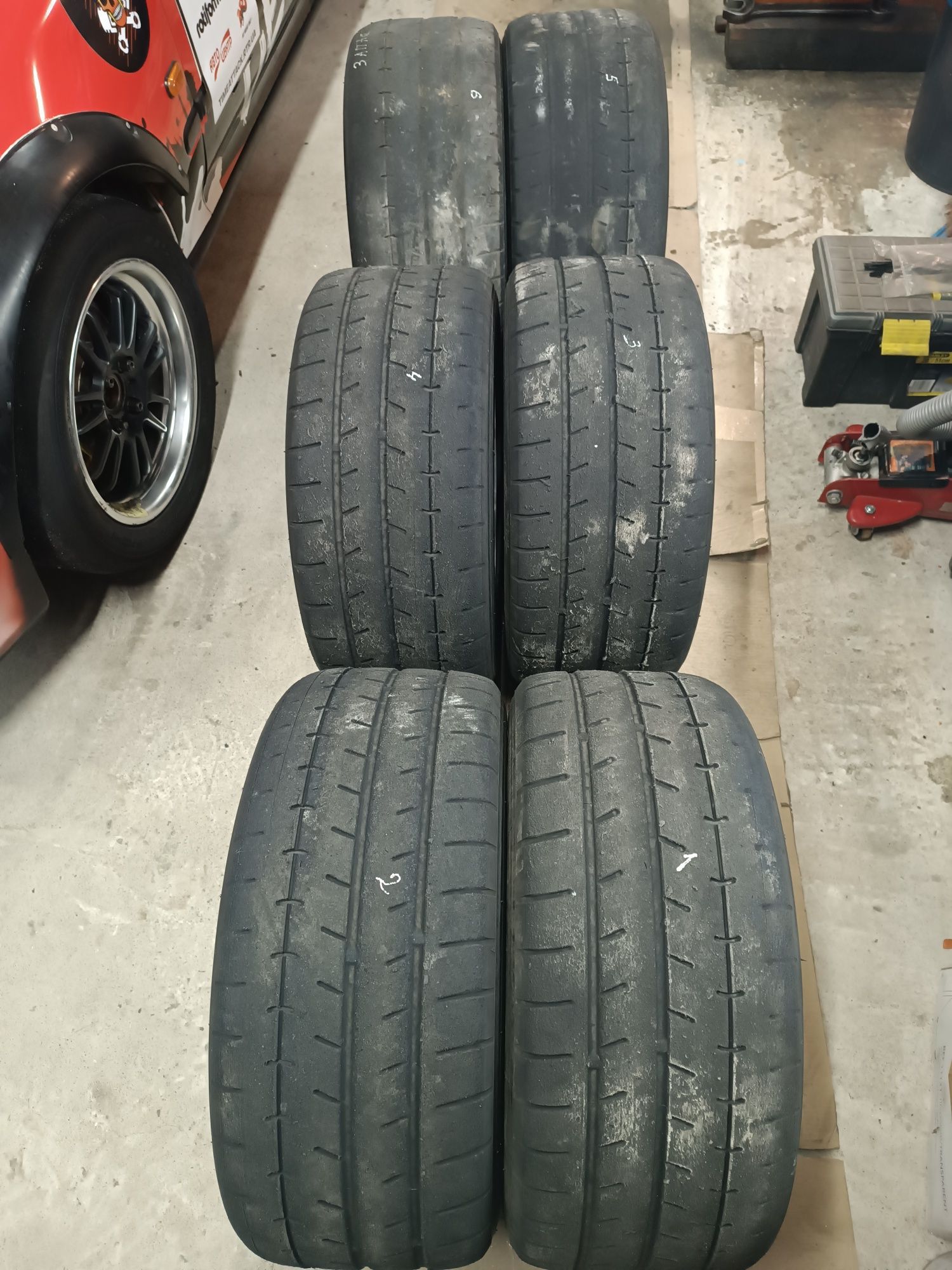 Полуслик, Yokohama Advan A052 225/50 R15, 6 шт.