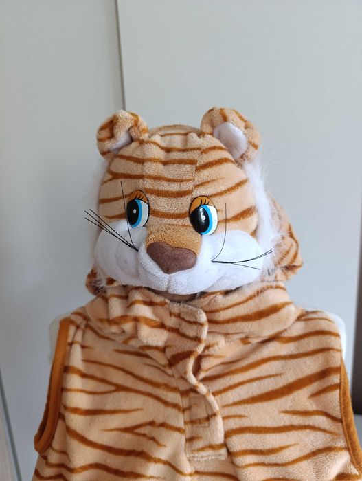 NOWY strój karnawałowy TYGRYSKA TYGRYS TYGRYSA przebranie 86/92 (503)