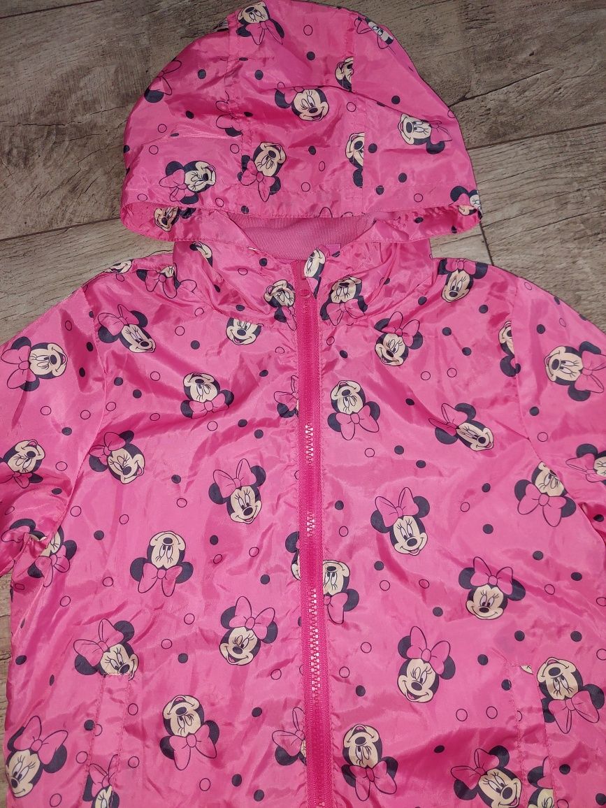Kurtka wiatrówka Myszka Minnie r. 128