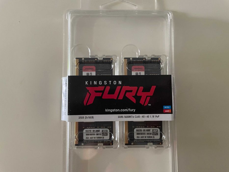 32GB 5600 Kingston FURY Impact KF556S40IBK2-32 SODIMM-DDR5