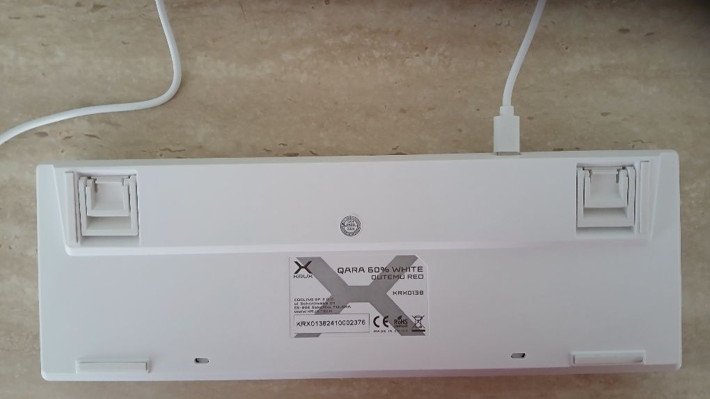 Klawiatura KRUX Qara 60 Biały