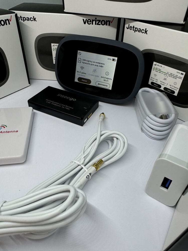Комплект 8800L 28dBi Антена Роутер WiFi 3G/4G LTE Verizon Novatel Mifi