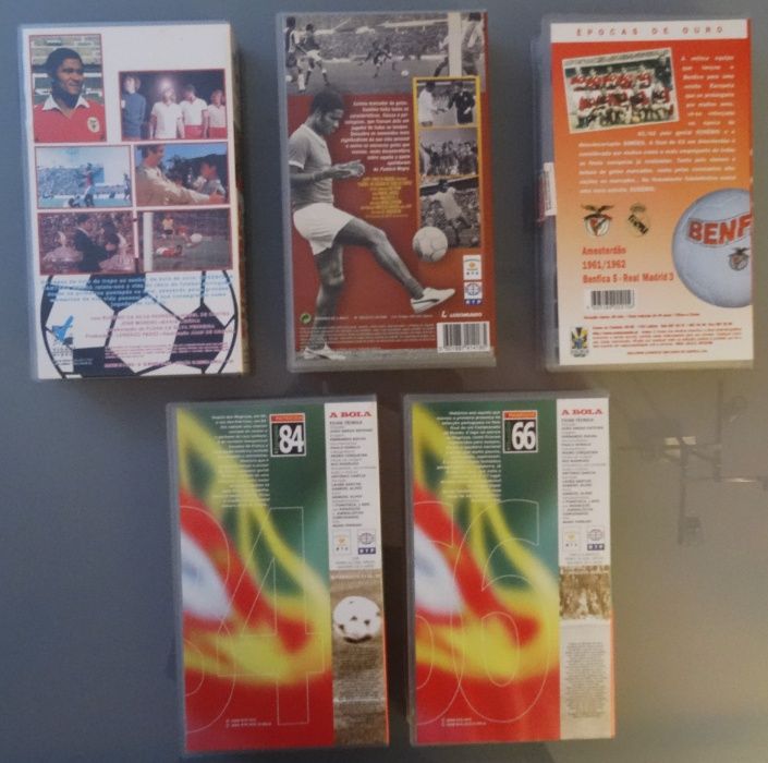 5 Cassetes de Eusébio - Chalana - Seleção Nacional 1966