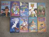 Coleção 45 cassetes VHS Pokémon, Dragon Ball, Disney – não testadas