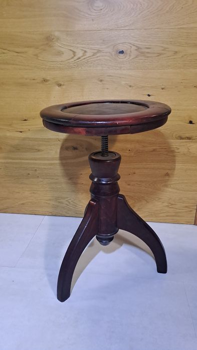 Stary stołek taboret do pianina vintage