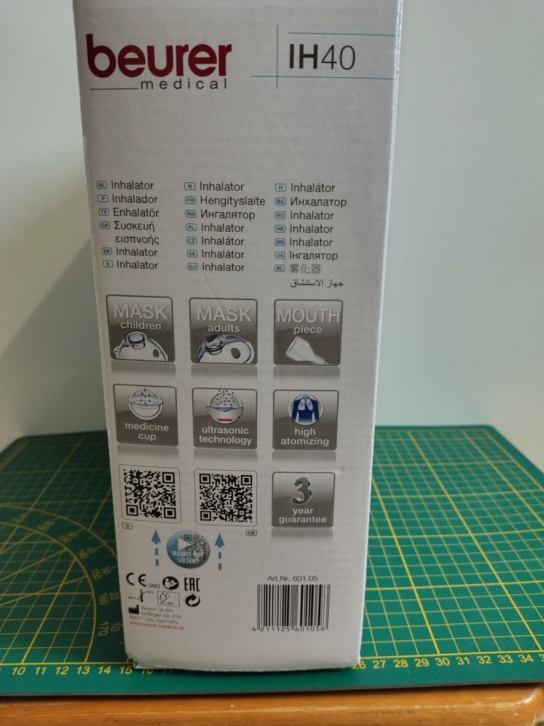 Cichy Inhalator ultradźwiękowy Beurer IH40
