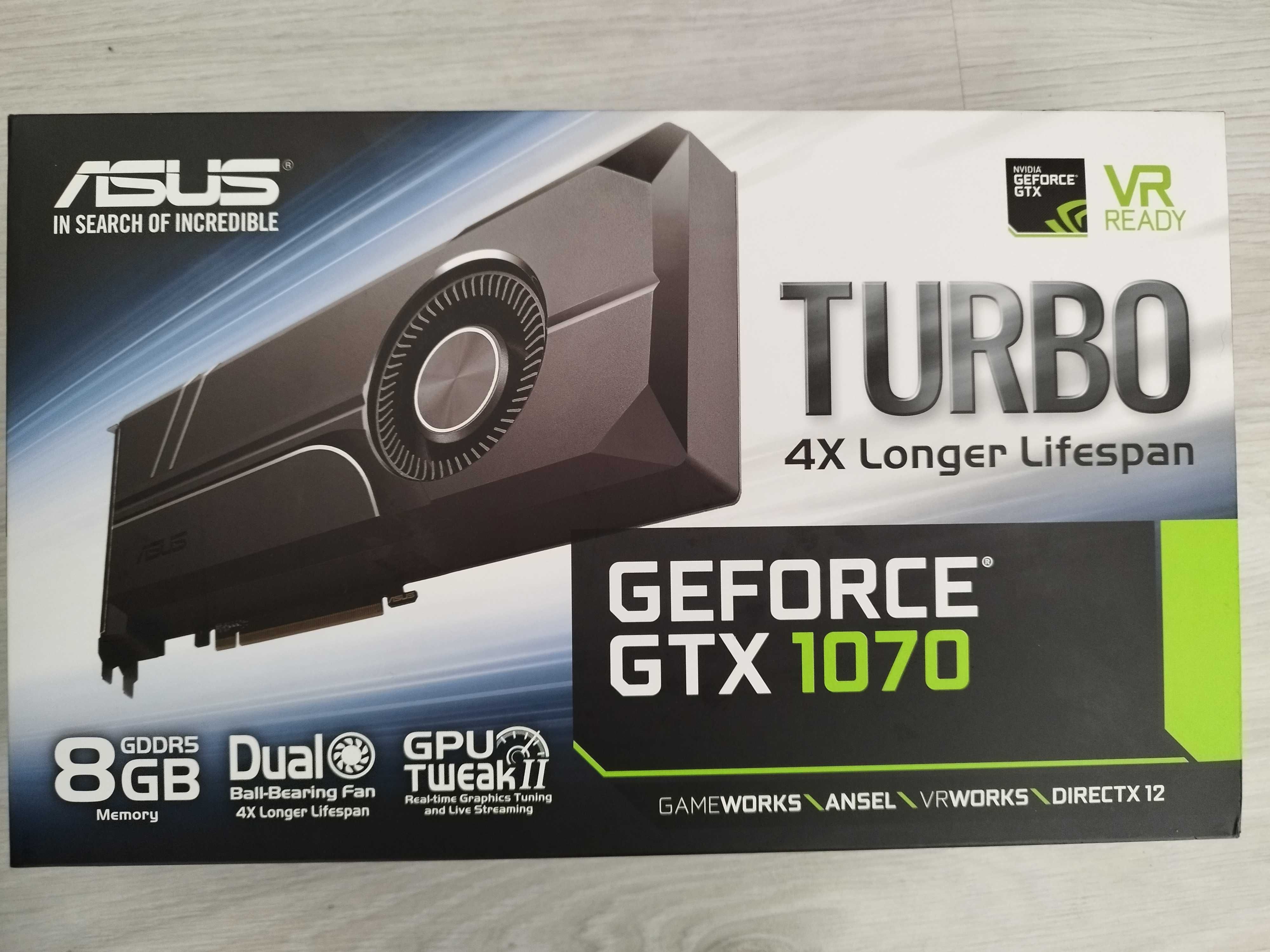 Asus GeForce GTX 1070 Turbo 8GB DDR5