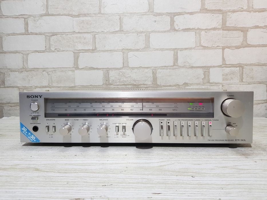 FM/AM  ресивер/підсилювач  Sony STR-343 2х47 Вт б/у з Німеччини+1