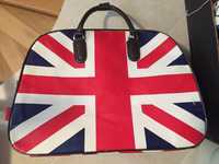 Malote - mala viagem bandeira Union Jack - Reino Unido