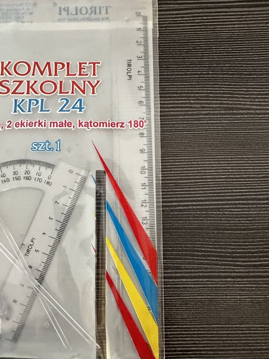 Zestaw geometryczny komplet szkolny